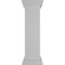 Ekena Millwork 10"W x 40"H Plain Newel Post with Peaked Capital & Base Trim (Installation kit included) NWL10X40PLP0B0 - alternate 5